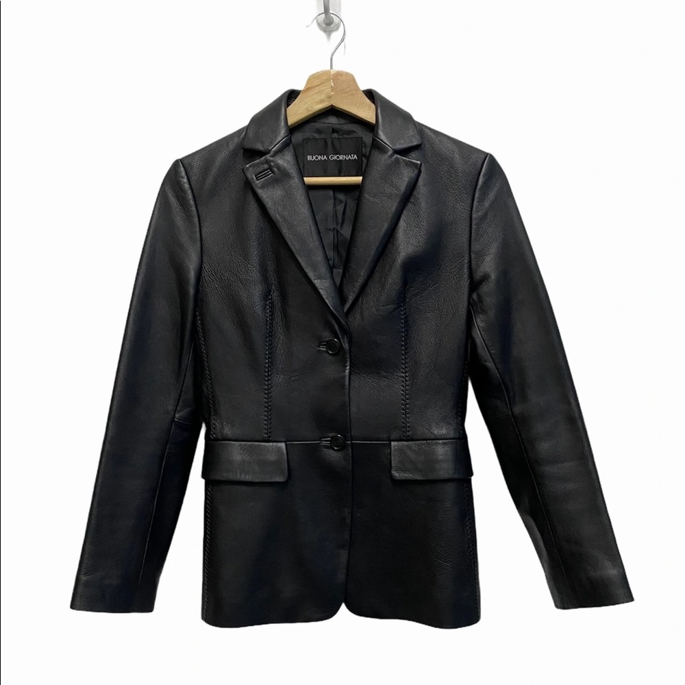 Leather Blazer